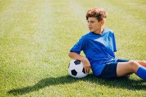 Fußball, Football player playing on the field